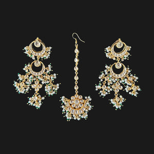 ARUNA Earrings and Tikka Set